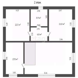 Дом 252м², 2-этажный, участок 7 сот.  