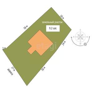 Дом 257м², 3-этажный, участок 9 сот.  