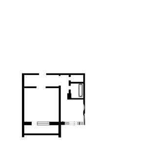 1-к квартира, на длительный срок, 50м2, 4/5 этаж
