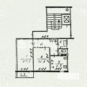 2-к квартира, вторичка, 51м2, 8/9 этаж