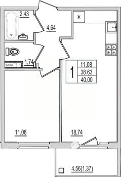 Фото квартиры на продажу (1)