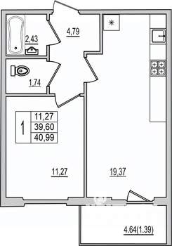 Фото квартиры на продажу (1)