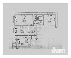 3-к квартира, вторичка, 71м2, 3/10 этаж