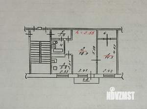 2-к квартира, вторичка, 41м2, 4/5 этаж