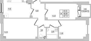 3-к квартира, вторичка, 67м2, 3/10 этаж