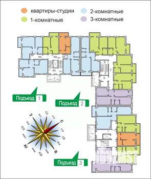 1-к квартира, вторичка, 36м2, 10/10 этаж