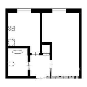 1-к квартира, вторичка, 32м2, 3/5 этаж