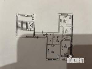 2-к квартира, вторичка, 73м2, 8/9 этаж