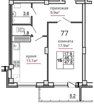Фото квартиры на продажу (1)