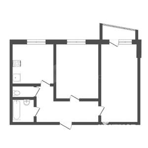 2-к квартира, вторичка, 51м2, 9/9 этаж