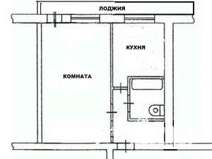 1-к квартира, вторичка, 29м2, 2/5 этаж