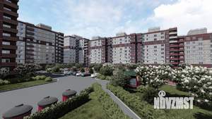 2-к квартира, строящийся дом, 57м2, 2/9 этаж