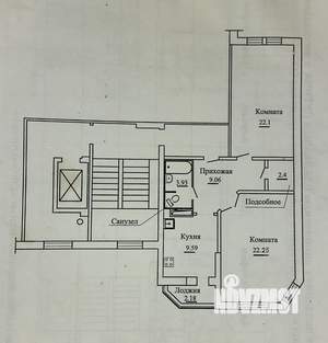2-к квартира, вторичка, 69м2, 9/9 этаж