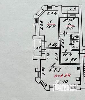 3-к квартира, вторичка, 75м2, 7/9 этаж