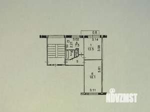 2-к квартира, вторичка, 45м2, 3/5 этаж