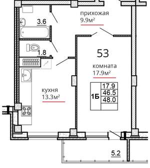 Фото квартиры на продажу (1)