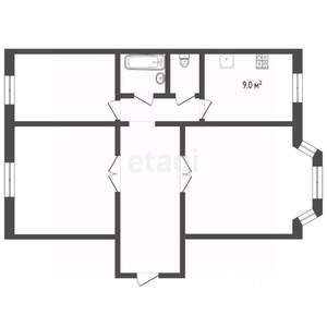 3-к квартира, вторичка, 83м2, 3/4 этаж