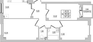 3-к квартира, вторичка, 67м2, 2/10 этаж