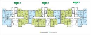 2-к квартира, вторичка, 61м2, 1/10 этаж