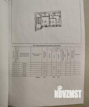 2-к квартира, вторичка, 53м2, 2/3 этаж