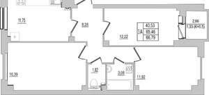 3-к квартира, вторичка, 67м2, 8/10 этаж