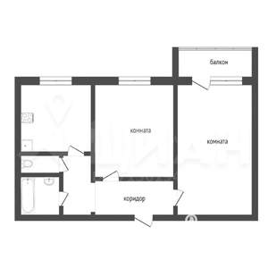 2-к квартира, вторичка, 54м2, 3/5 этаж