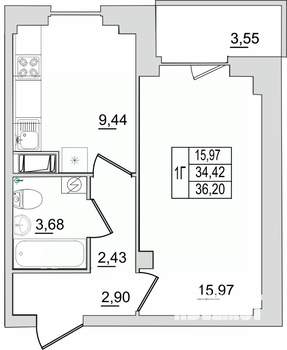 Фото квартиры на продажу (1)