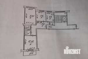 3-к квартира, вторичка, 63м2, 9/9 этаж