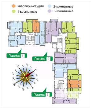 3-к квартира, вторичка, 67м2, 1/10 этаж