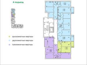 1-к квартира, вторичка, 42м2, 1/10 этаж