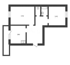 2-к квартира, вторичка, 55м2, 4/9 этаж
