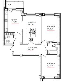 Фото квартиры на продажу (1)
