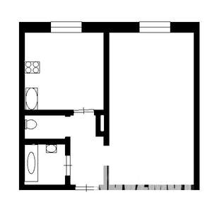 1-к квартира, вторичка, 33м2, 2/5 этаж