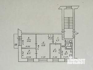 4-к квартира, вторичка, 62м2, 3/5 этаж