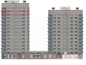 1-к квартира, вторичка, 40м2, 13/14 этаж