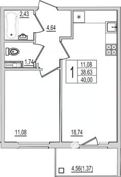 Фото квартиры на продажу (1)