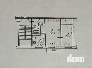 2-к квартира, вторичка, 41м2, 4/5 этаж