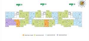 1-к квартира, вторичка, 38м2, 2/10 этаж