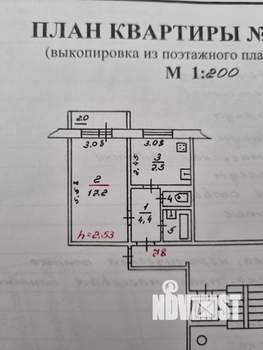 1-к квартира, вторичка, 33м2, 10/10 этаж