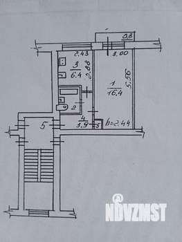 1-к квартира, вторичка, 30м2, 2/5 этаж